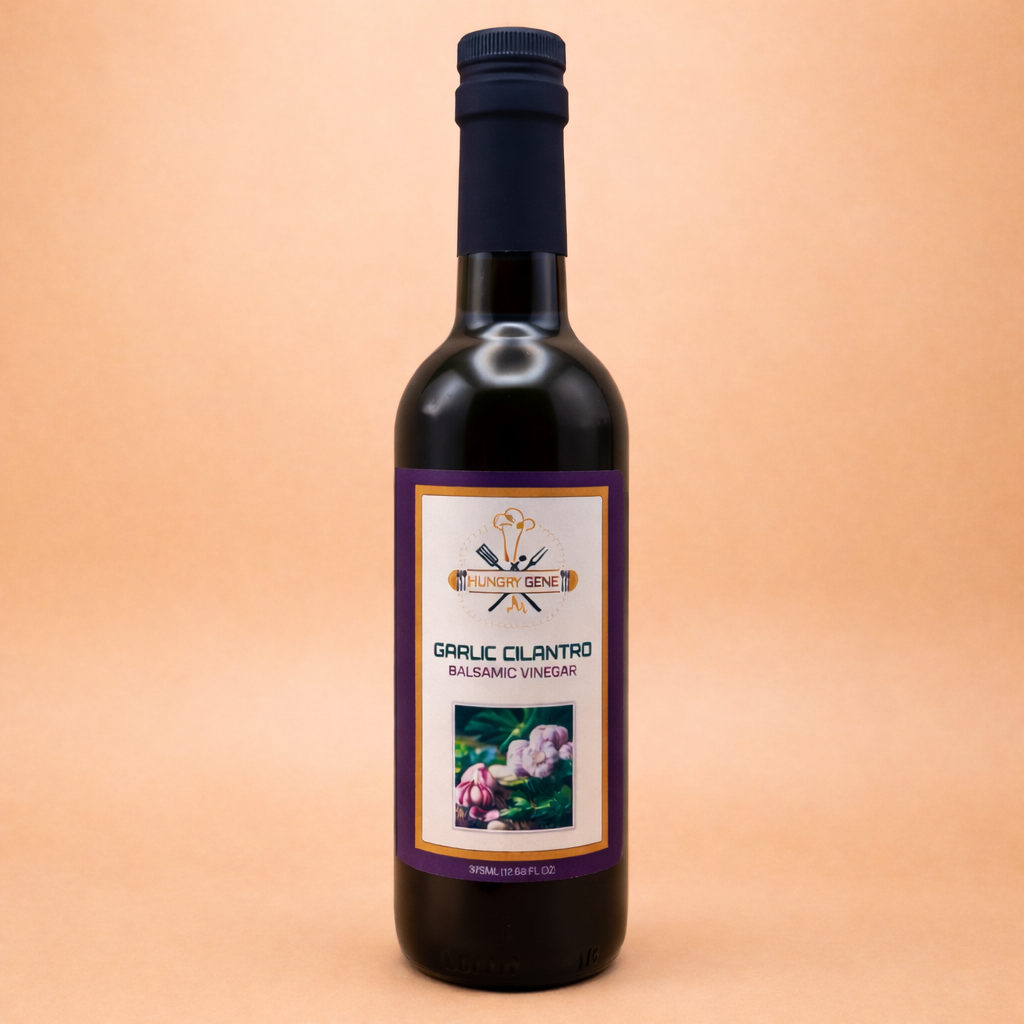 garlic cilantro balsamic vinegar; hungry gene