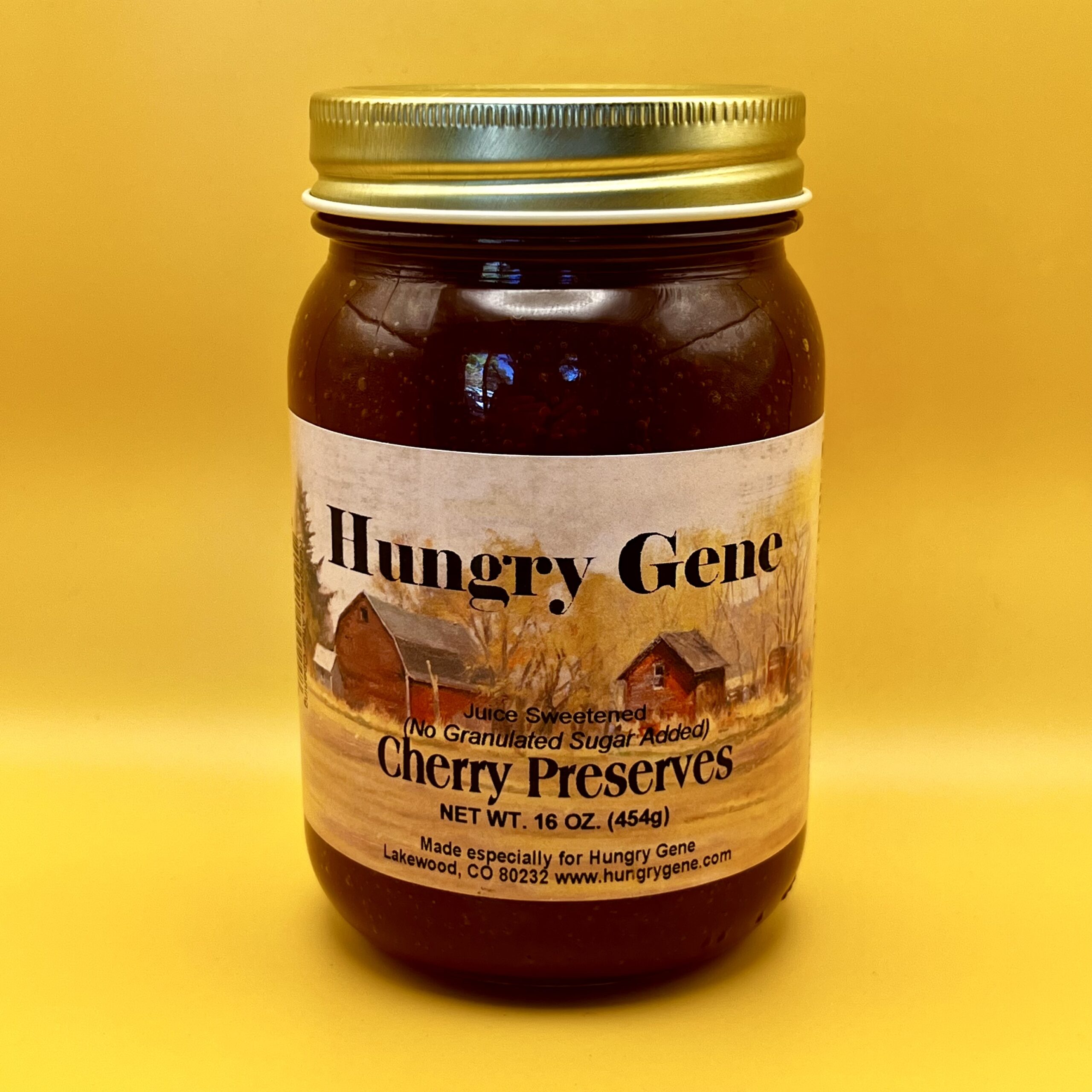 Cherry Preserves (Juice sweetened - no granulated sugar added)