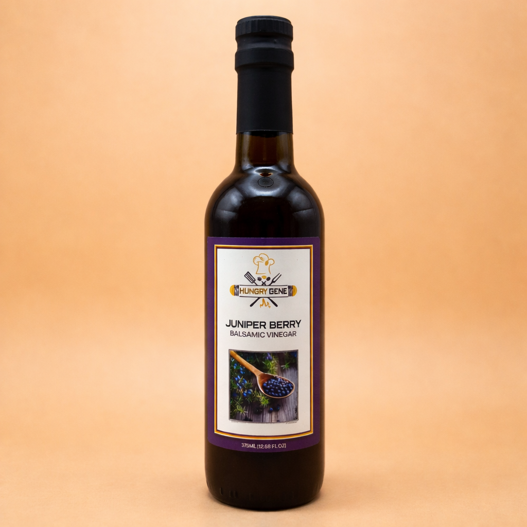 Juniper Berry Balsamic Vinegar (Dark); Hungry Gene
