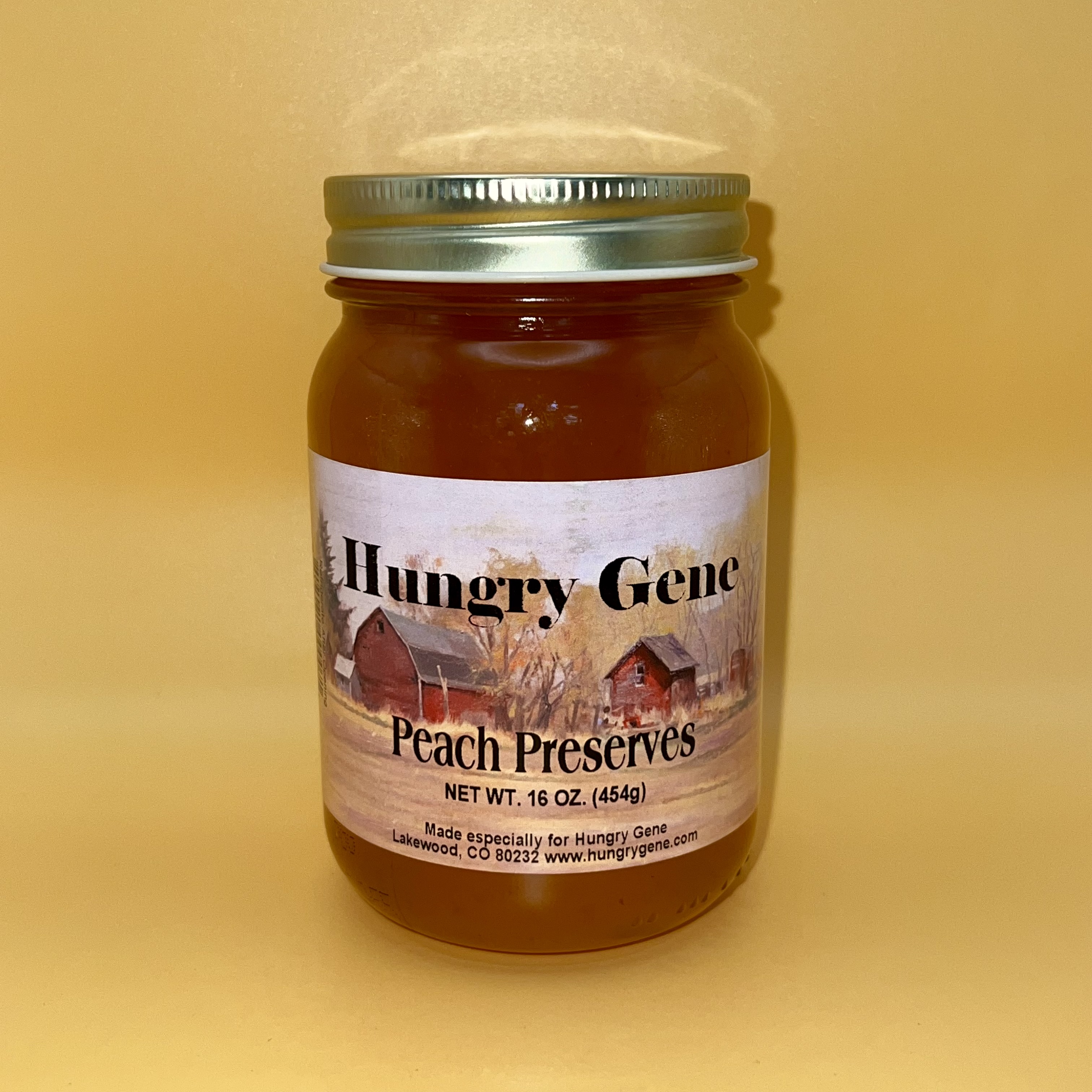 Peach Preserves (no sugar added - sweetened with grape juice)