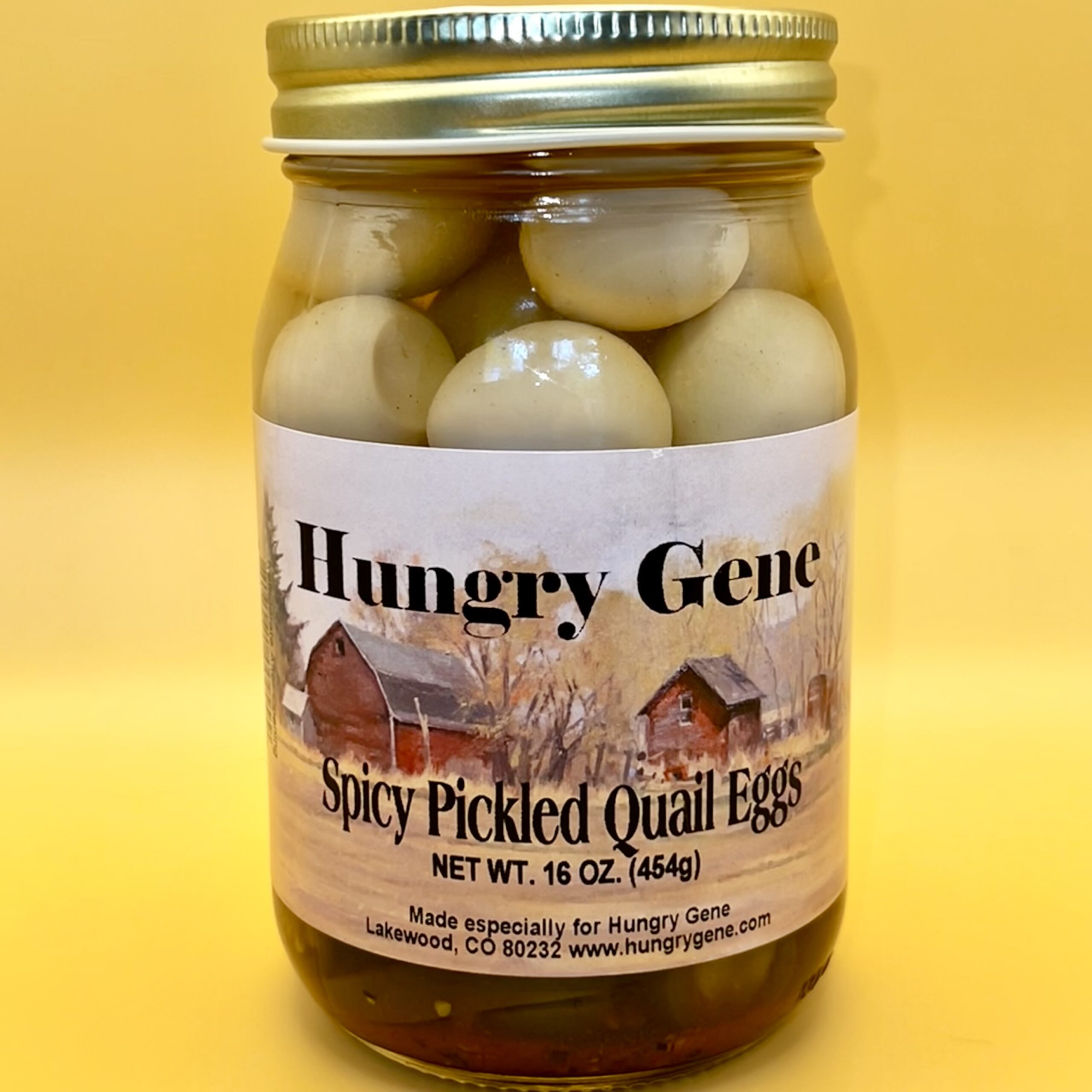Spciy Pickled Quail Eggs